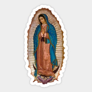 Our Lady of Guadalupe (transparent background design) Sticker